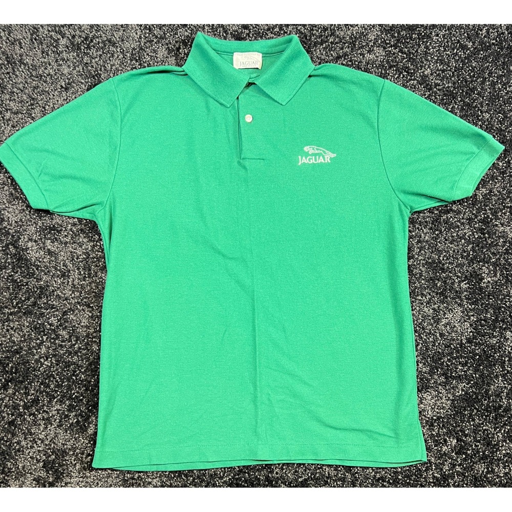 Jaguar Polo Shirt Embroidered Logo Short Sleeve Classic Kids‎ Size Medium